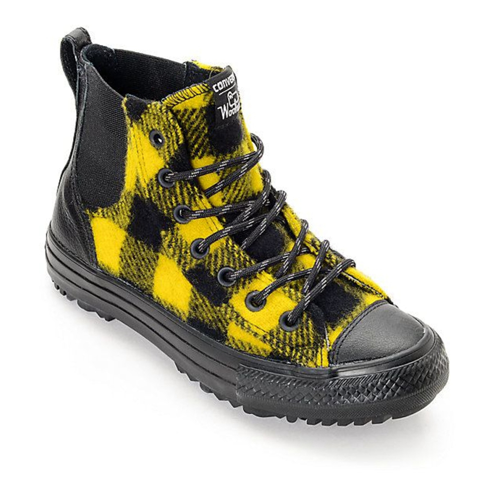NWT Converse x Woolrich Chuck Taylor All Star Chelsee High boot Yellow Plaid 6.5